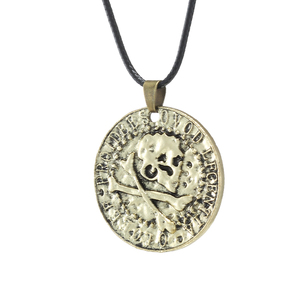 Ciondolo <span class=keywords><strong>Lost</strong></span> Legacy Uncharted Uncharted 4 Drake, Monete d'Oro Antiche, Collana Versatile e di Tendenza - Product Image 2