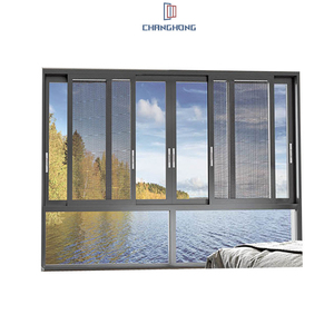 Cửa sổ kính hai lớp phổ biến nhất cửa sổ nhôm tác động bão cửa sổ trượt - Product Image 6