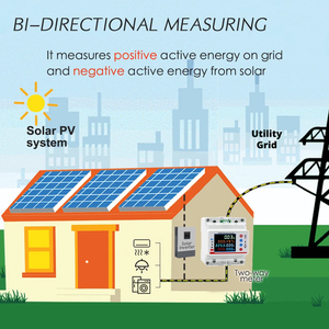 Meter Energi Listrik 3 Fasa 4 Kawat 380V 100A Tuya WiFi Smart Bi-Directional dengan Proteksi Tegangan Lebih dan Kurang serta Proteksi Beban Berlebih - Product Image 5