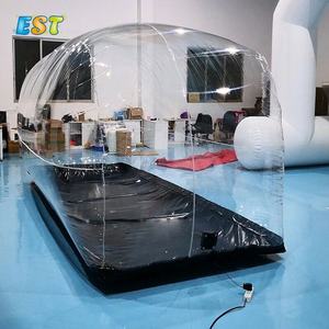 Abri de voiture gonflable transparent en PVC pour le stockage en extérieur, protection contre les intempéries, <span class=keywords><strong>tente</strong></span> de toit pour voiture, abri de voiture - Product Image 2