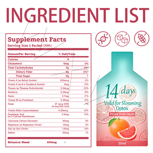 14 Günlük Zayıflama İçeceği Doğal Yağ Yakıcı Metabolizma Hızlandırıcı İştah Kesici Kilo Verme İçeceği - Product Image 3