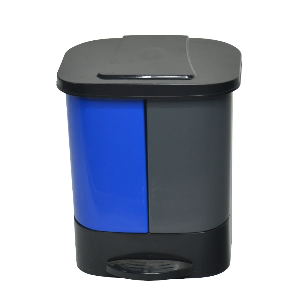 Популярный дизайн, пластиковая уличная корзина для мусора, 3 отделения