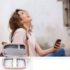 Estuche Rígido Rosa para MP3/MP4, Funda Impermeable de PU con Cierre de Cremallera, Bolsa para Reproductor de Música, Bolsa Portátil para Mini Altavoz, a Prueba de Olores - Product Image 6