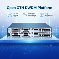 Platform OTN DCI 12.8T 2U 8-Slot DWDM Muxponder Transponder Chassis