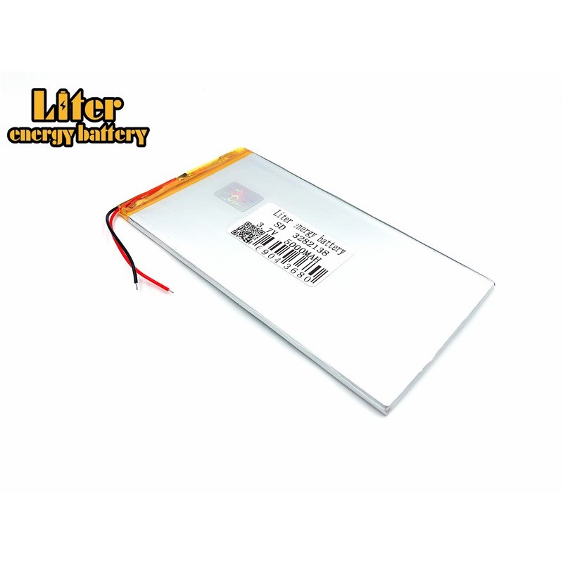 3080140 3282138 Универсальный 3,7 в 5000 мАч встроенный аккумулятор для планшетного ПК 9/10/10,1 дюймов-Серебристый