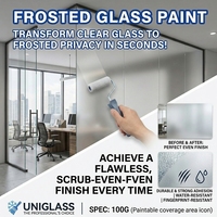 Revêtement liquide acrylique haute performance pour le givrage du verre et la protection de la vie privée, translucide, à faible teneur en COV