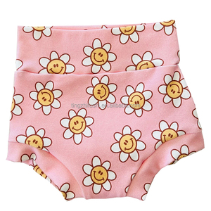 Grosir musim gugur pola kotak-kotak bayi perempuan Bloomers pinggang tinggi elastis musim panas musim gugur Bummies celana pendek untuk pakaian balita anak-anak - Product Image 3