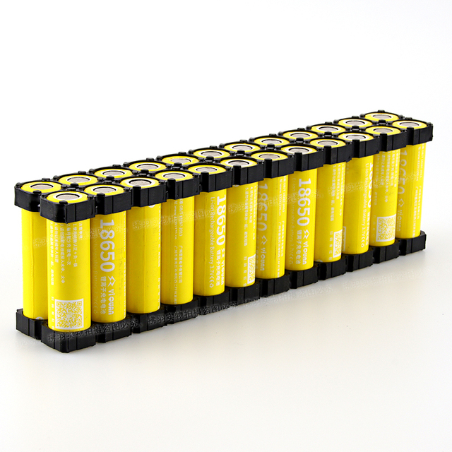 Factory Wholesale 18650 2x12 Lithium Battery Support OEM Battery Support Plastic ABS PC Material 18650 Holder