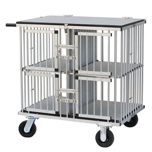 <strong>Aluminum</strong> <strong>Dog</strong> Kennel <strong>Trolley</strong> Foldable Design Durable Portable Pet Stroller for <strong>Dog</strong> <strong>Shows</strong> - Product Image 2