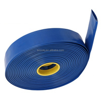 Tuyau d'irrigation agricole flexible en PVC de 3 pouces, résistant à haute pression (6 bars), pour l'arrosage des fermes (50 pieds/rouleau)
