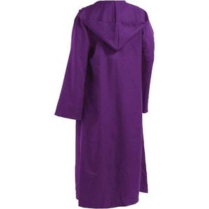 GOLDSTITCH Men Hooded Robe <b>Cloak</b> Knight Fancy Cool Cosplay Costume - Product Image 6