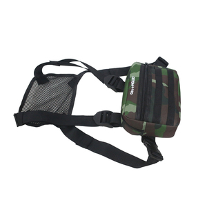 Sac à dos de poitrine multifonction pour homme Sac de poitrine de voyage personnalisé d'usine avec motif géométrique en polyester imperméable - Product Image 5