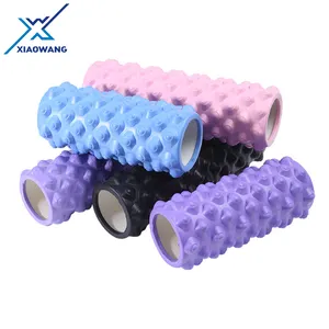 Chinese supplier 33cm gym fitness muscle relax massage eva hollow back foam roller low moq