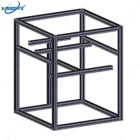 Profil de cadre en aluminium pour imprimante 3D VORON Trident, profil A6063-T5, largeur de fente de 6 mm, cadre d'extrusion de précision pour machine d'impression 3D DIY