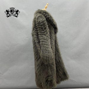 <span class=keywords><strong>Cappotto</strong></span> <span class=keywords><strong>di</strong></span> <span class=keywords><strong>Pelliccia</strong></span> <span class=keywords><strong>di</strong></span> <span class=keywords><strong>Visone</strong></span> Vera Janefur, Lungo e Caldo per l'Inverno, Elegante e Lussuoso con Collo Rovesciato - Product Image 3