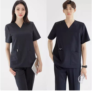 Ensemble de Blouse et Pantalon Chirurgical pour Femme – Tenue Médicale Professionnelle pour Infirmière, Salon de Beauté, Spa et Médecin - Product Image 1