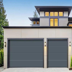 Télécommande de porte de <span class=keywords><strong>garage</strong></span> moderne en verre et aluminium 16x7 Porte de <span class=keywords><strong>garage</strong></span> isolée thermiquement pour les maisons - Product Image 6