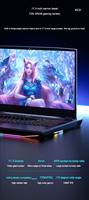 Ordinateur portable de jeu haut de gamme, nouveau design, écran FHD 17,3 pouces 1920*1080, processeur PC, 12 Go de DDR4, 512 Go de SSD PCIe, i7 i9