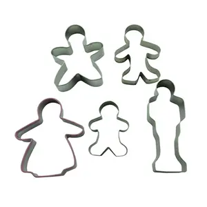 Hot Bán Nhà Máy Giá Làm Bánh Công Cụ 5Pcs Động Vật Hình Dạng Khác Nhau Đẹp Biscuit Cutter Cookie Khuôn Công Cụ