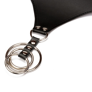 กางเกงหนังรัดรูปทรงทีแบ็คสำหรับผู้ชาย สไตล์เซ็กซ์ BDSM - Product Image 5