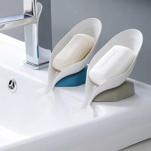 Jabonera Creativa con Forma de Ballena Pequeña para Baño, Jabonera de Plástico sin Perforaciones con Ventosa - Product Image 4