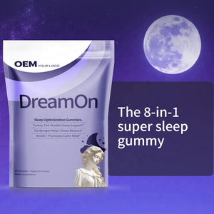 Gomitas de melatonina para dormir, suplemento dietético en gomitas, muy vendidas por OEM, para la relajación y mejora de la calidad del sueño a la hora de acostarse. - Product Image 2