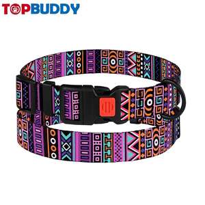 Collar para perro diseño azteca con hebilla ajustable y separable para perros pequeños, medianos y grandes - Product Image 4