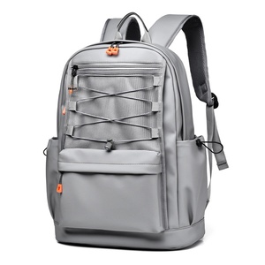 2025 Men's Waterproof Travel Backpack <b>Bag</b> New Contrast Color Junior High School College School <b>Bag</b> Made Oxford - Product Image 1