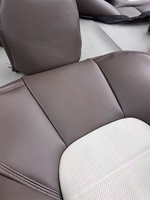 Sport PU Carbonfaser-Leder Wasserdichte Autositzbezüge Komplettset Innenausstattung Dekoration Kissen Premium für Porsche