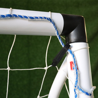 Ensemble de buts de football en PVC pour club sportif pour jeunes Vance, résistant aux intempéries, avec filet à fixation rapide pour les camps d'entraînement et les équipes scolaires
