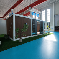 Maison conteneur pliable, mini-maison modulaire préfabriquée, cabane pliable pour complexe hôtelier, camping, villa, hôtel
