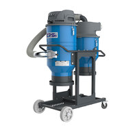 Aspirateur monophasé série T5 à filtration en 2 étapes avec débit d'air de 600 m³/h pour la collecte des poussières en usine/chantier