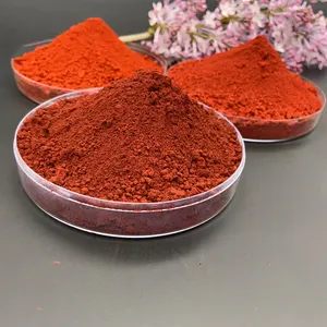 L'usine fournit des services personnalisés pigment d'oxyde de fer rouge