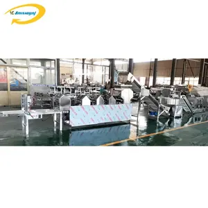 Machine de fabrication de nouilles sèches ramen coréenne ligne de production de machine à nouilles frites instantanée machine automatique à nouilles sur poteau d'escalade