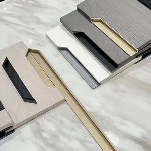 Neues Design Aluminium Unsichtbarer verdeckter Griff Eingebettete Schrank türgriffe Schublade Versteckter Griff