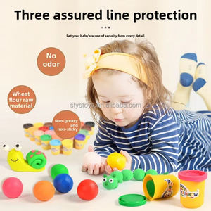 24 Couleurs Enfants Sûr Non-Toxique DIY Kit Creative Lumière Argile Éducatif Pâte À <span class=keywords><strong>Modeler</strong></span> & Slime Coloré Pâte À <span class=keywords><strong>Modeler</strong></span> Plastique Matériel - Product Image 4