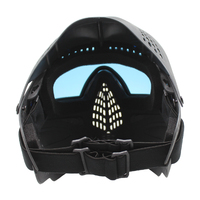 Masque de sécurité tactique intégral CS Lunettes de casque pour paintball