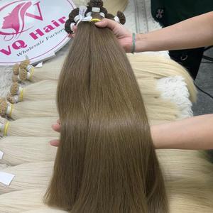 100% vierge et Remy cheveux vietnamiens kératine de haute qualité pointe plate cheveux raides naturels d'un donneur au Vietnam - Product Image 1