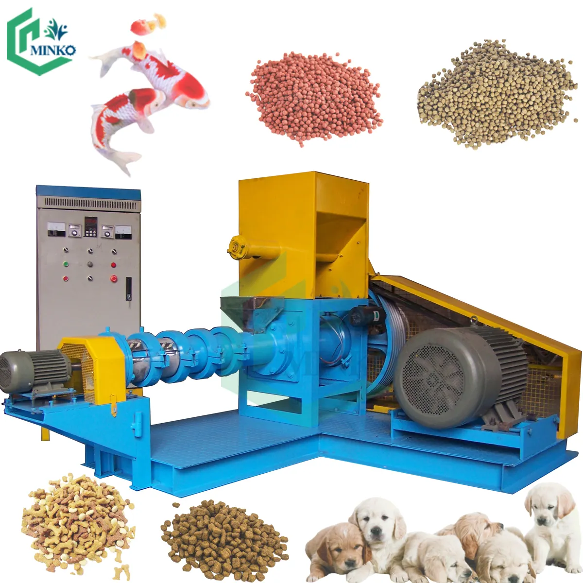 Pellettatrice per mangimi per animali macchine per la produzione di alimenti per gatti per cani lavorazione di alimenti per animali macchinari per la produzione di pellet per mangimi per pesci