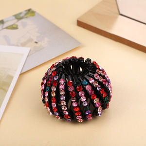 Cross-border New Ball Head <strong>Hair</strong> Coiling Device Telescopic <strong>Bird</strong> <strong>Nest</strong> Diamond <strong>Hair</strong> Claw <strong>Clip</strong> for Women - Product Image 6
