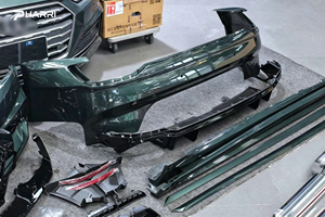 สำหรับ <span class=keywords><strong>Audi</strong></span> A5 8T ปี 2017-2019 ชุดแต่งกันชนหลังแบบ <span class=keywords><strong>RS</strong></span> <span class=keywords><strong>5</strong></span> พร้อมลิ้นดิฟฟิวเซอร์และปลายท่อไอเสียสแตนเลส - Product Image 2