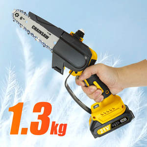 เลื่อยไฟฟ้าไร้แปรงถ่านมือเดียวขนาด6/8นิ้วอเนกประสงค์แบบพกพาสำหรับใช้ในบ้านสวนตัดแต่งกิ่งไม้ข้ามพรมแดน - Product Image 3