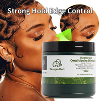 Gel Fijador Mate para Trenzas de 16oz de Marca Blanca al por Mayor - Herbal, Sin Alcohol, Hidratante, Nutritivo, Fijación Extra Fuerte y Voluminizador para Todo Tipo de Cabello