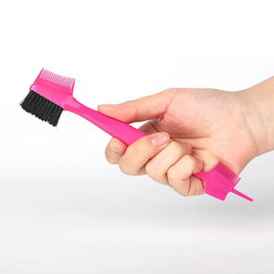 Venta al por mayor brocha de <span class=keywords><strong>maquillaje</strong></span> individual Etiqueta Privada ceja pestañas bebé pelo borde peine - Product Image 3