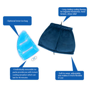 Gorro de gel de enfriamiento de hielo para alivio de la enfermedad, gorro frío craneal para quimio, alivio del sinusal, tensión de la cabeza, <span class=keywords><strong>menopausia</strong></span> <span class=keywords><strong>y</strong></span> más - Product Image 4