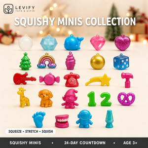 Calendrier de l'Avent de Noël : 24 Jours de <span class=keywords><strong>Mini</strong></span> Jouets Anti-Stress Squishy – Cadeau Compte à Rebours Sensoriel pour Enfants, Surprise de Vacances - Product Image 3
