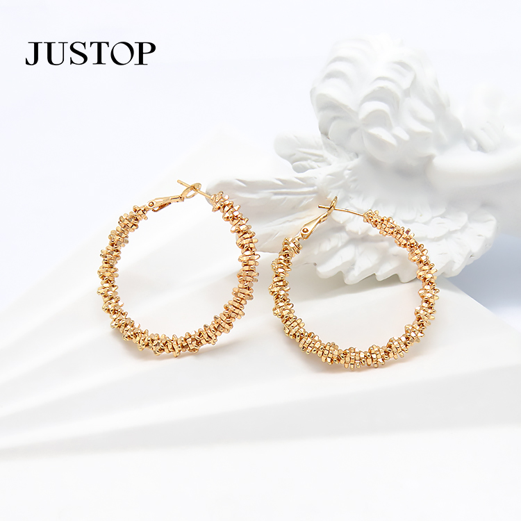 Jewelry Vendors Manufacturers Gold Plated Multi Star Design Hoop Earring Minimalist Earrings Hoop Earrings Stainless Steel