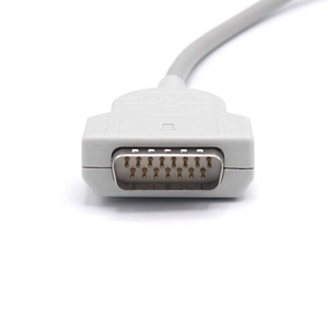 GE-<strong>Marquete</strong> Compatible MAC Series 3.5m Fixed One-Piece EKG Cable Needle Direct-Connect 10 Leads AHA/IEC - Product Image 2