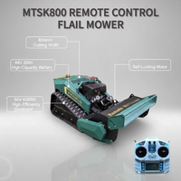 Tondeuse robot télécommandée MTSK800, robot broyeur auto-verrouillant pour pentes, pour usage agricole Vigorun