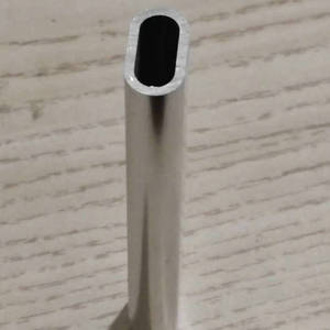 Aluminum Flat Tube 6061 Custom Made Polished Oval Hollow Industrial Use - Product Image 2